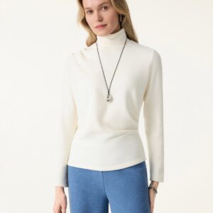 MaxWarm Langarmshirt mit Stehkragen und Taillenbund